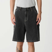 DENIM WORK SHORT PEPPER
