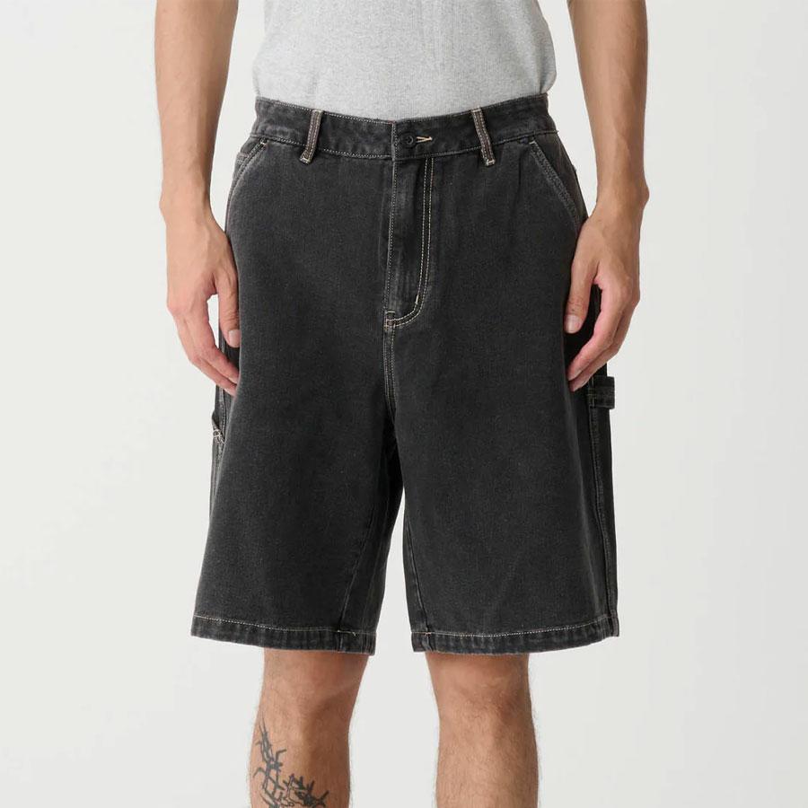 DENIM WORK SHORT PEPPER