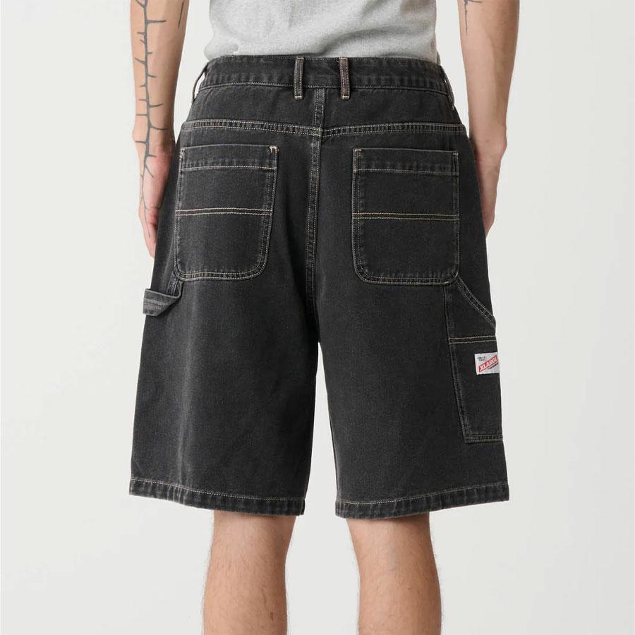 DENIM WORK SHORT PEPPER