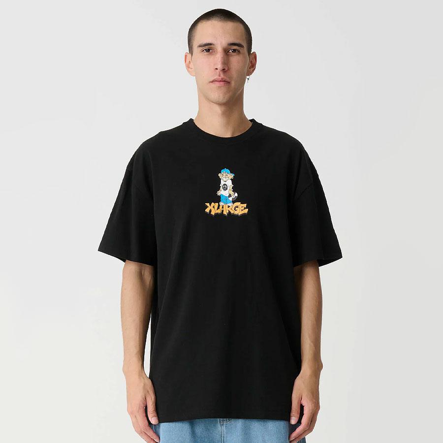 PEACE MAN SS TEE BLACK