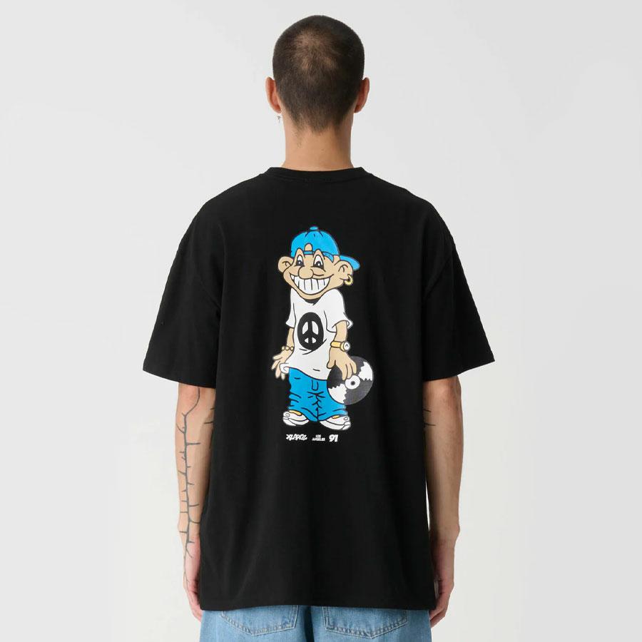 PEACE MAN SS TEE BLACK