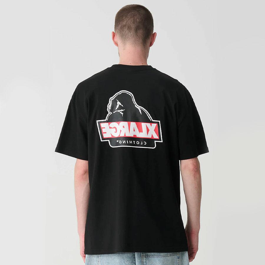 SLANTED SS TEE BLACK