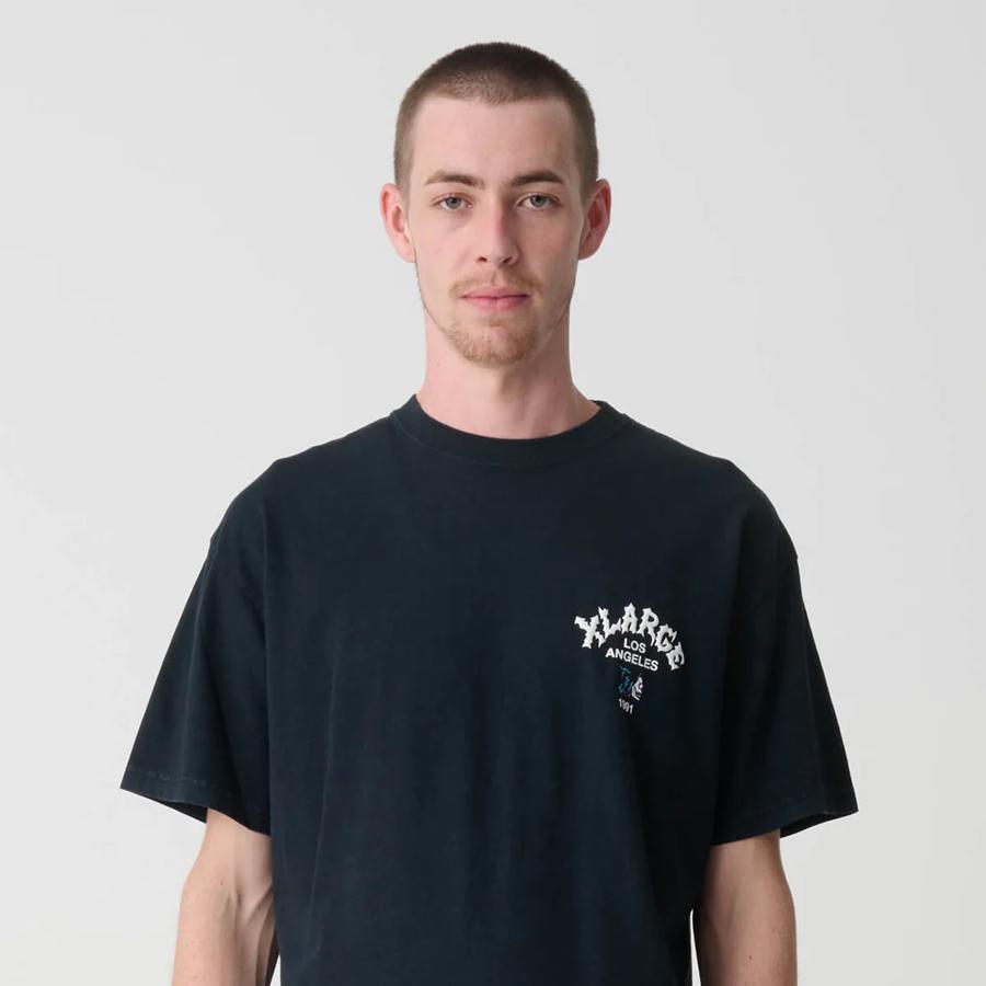 SKULL LA SS TEE PIGMENT BLACK