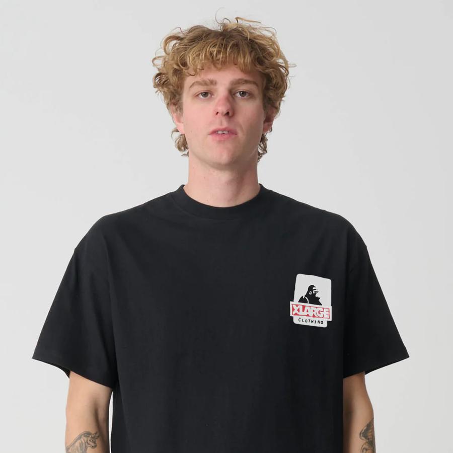 STACK SS TEE BLACK