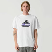 SLANTED SS TEE WHITE