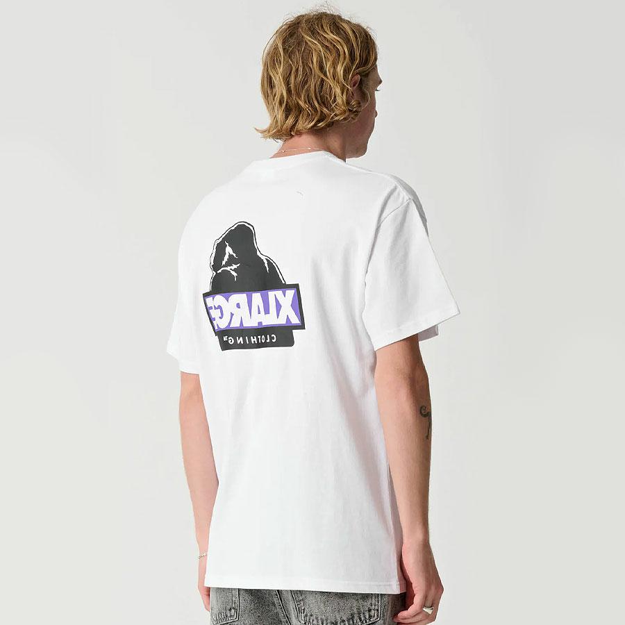 SLANTED SS TEE WHITE