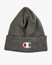 JNR C-LOGO BEANIE GRANITE HEATHER